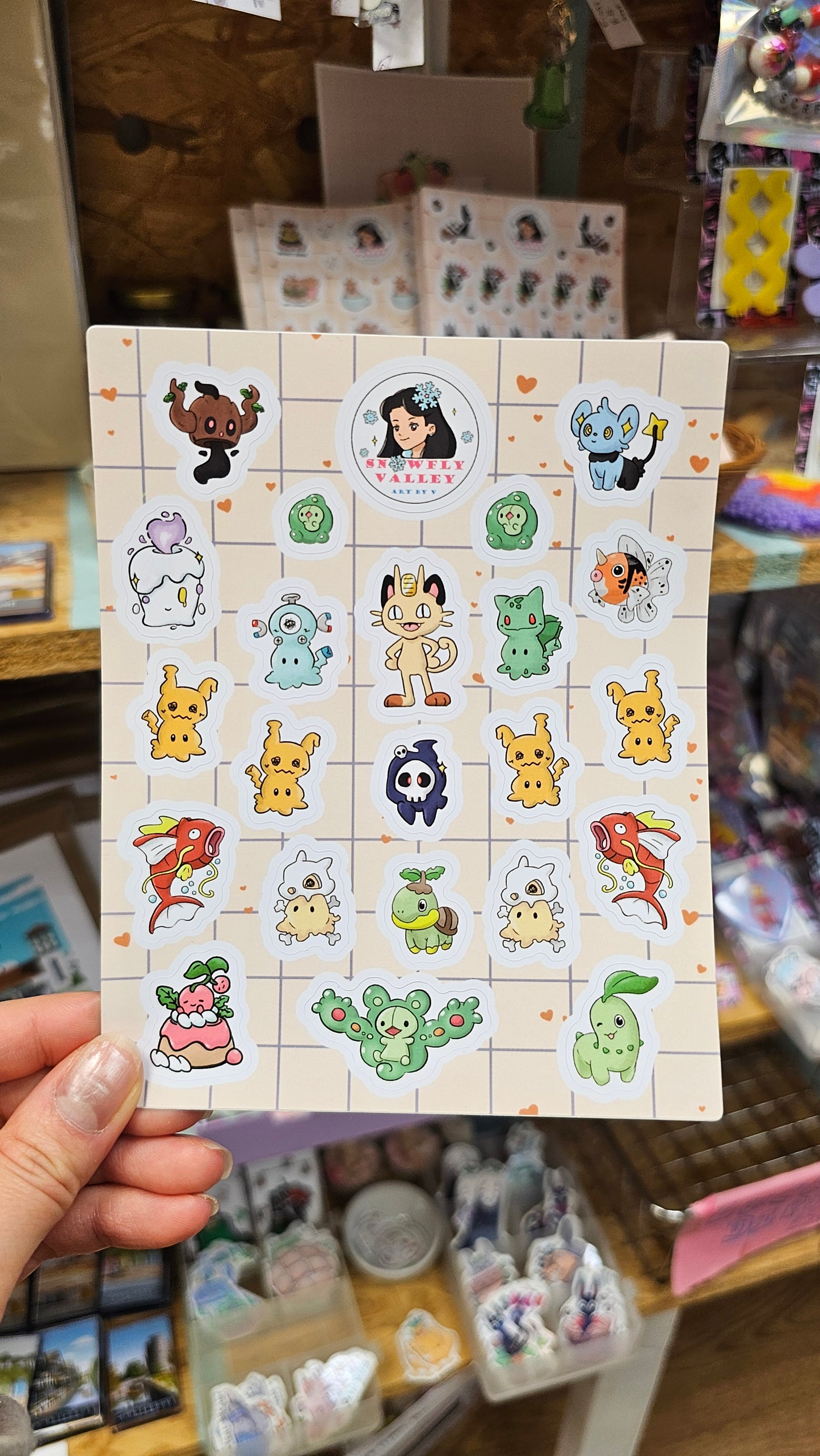 Pokemon - Matt Vinyl Sticker Sheet image 1