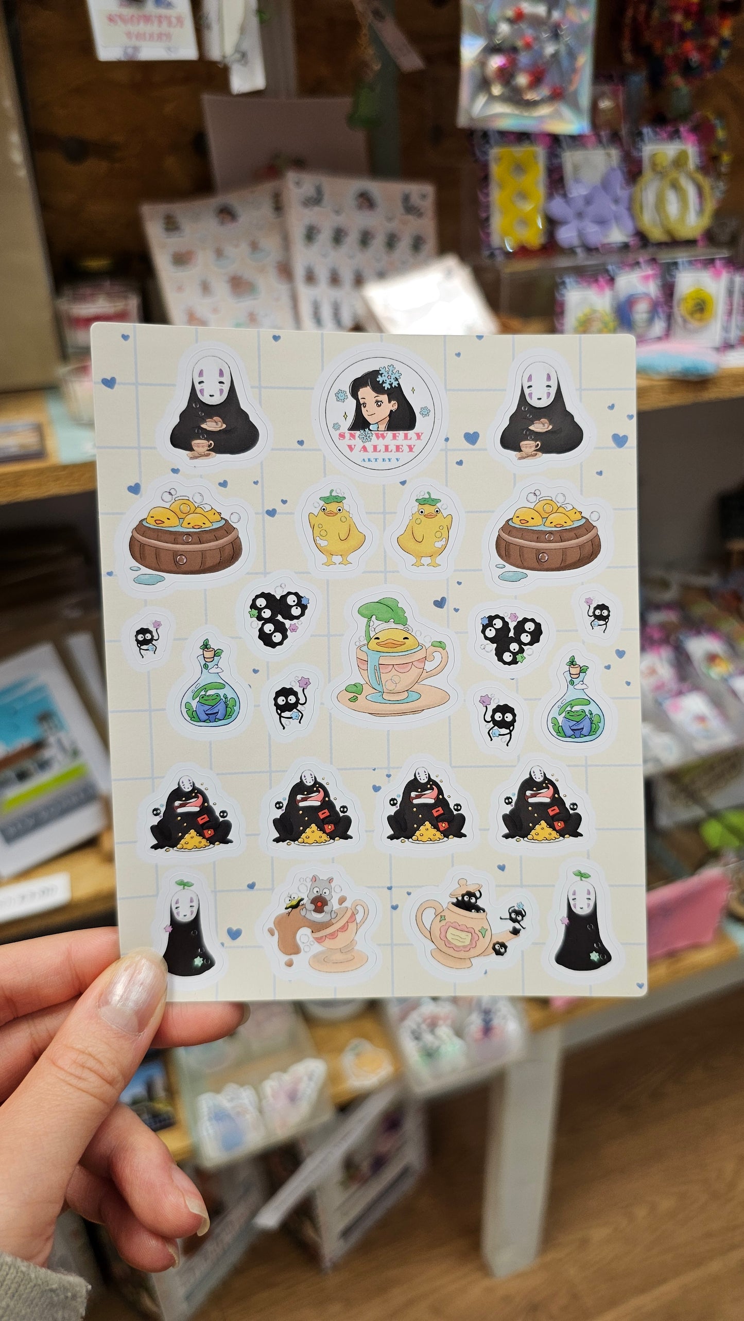 Spirited Away- Matt Vinyl Sticker Sheet image 1