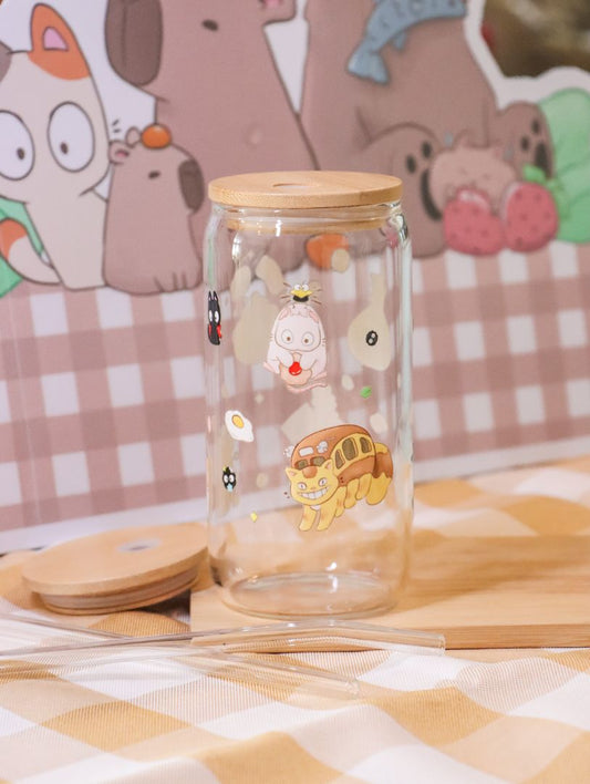 Ghibli Inspired Glass Cup