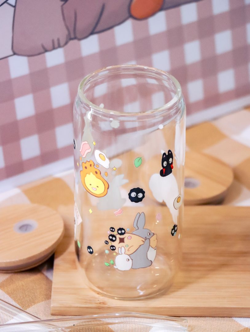 Ghibli Inspired Glass Cup