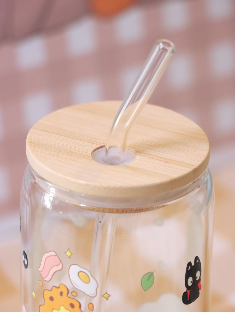 Ghibli Inspired Glass Cup