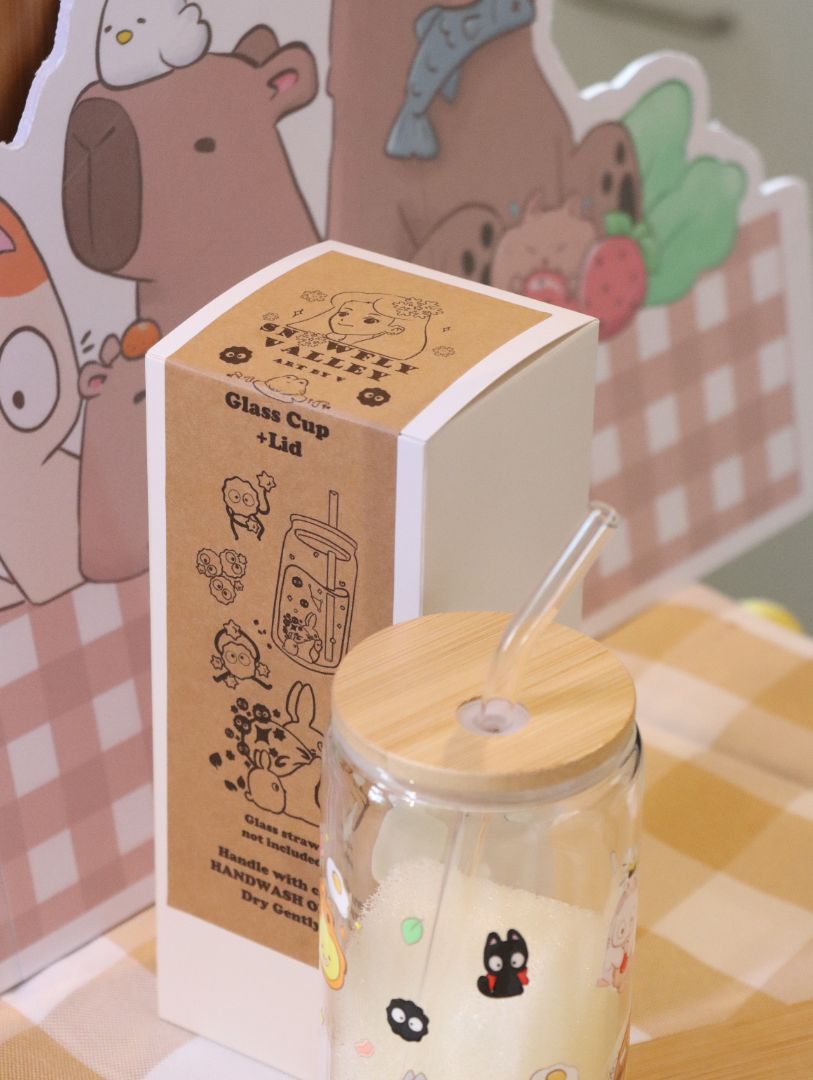 Ghibli Inspired Glass Cup