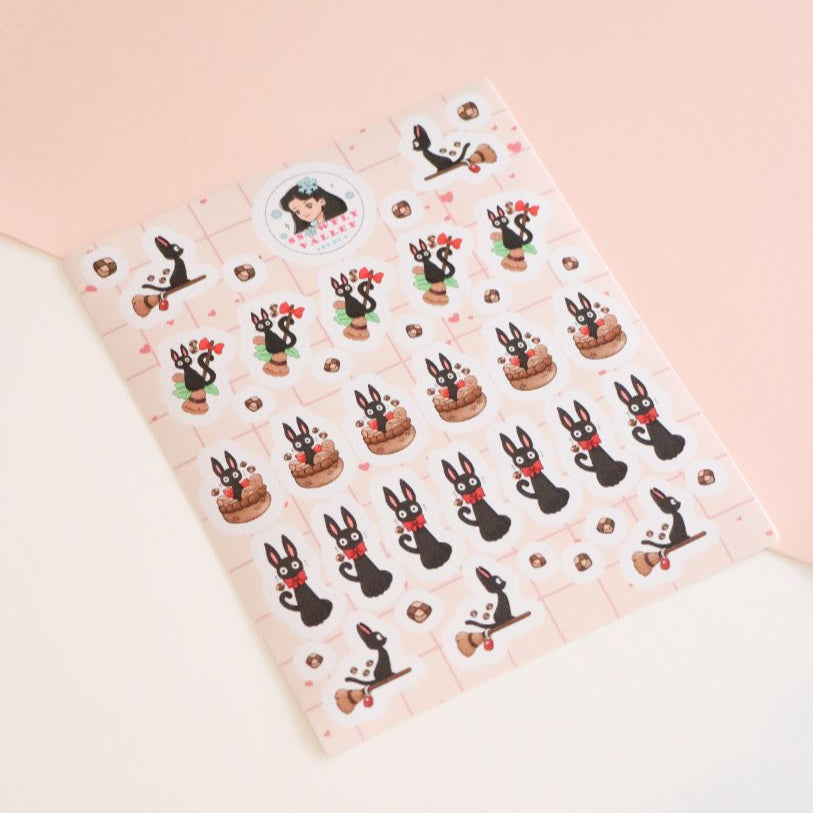 Gigi the Cat- Matt Vinyl Sticker Sheet