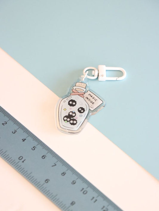 Soot Bottle Keychain