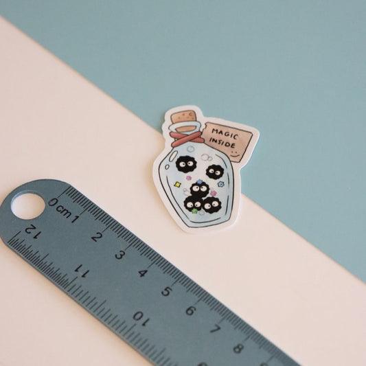 Soot Bottle Die-Cut sticker