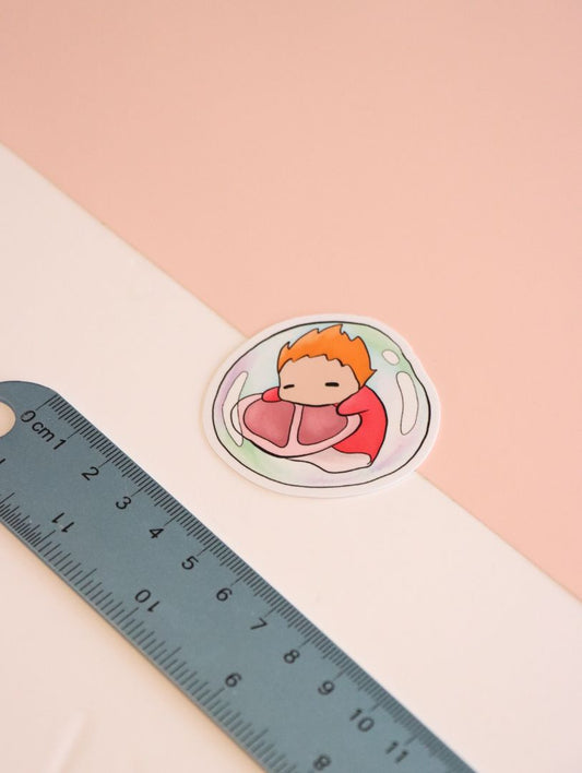 Ponyo Die-Cut sticker