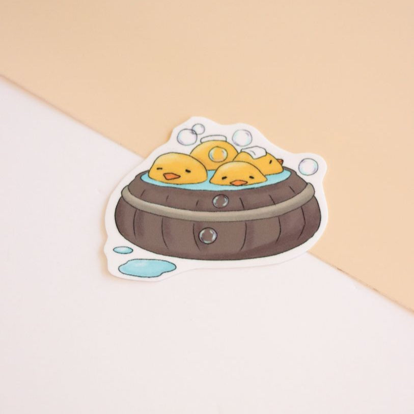 Spirited away duck bath sticker
