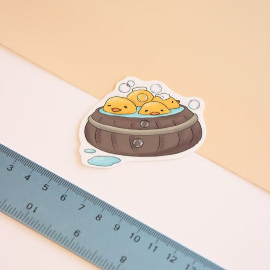 Spirited away duck bath sticker