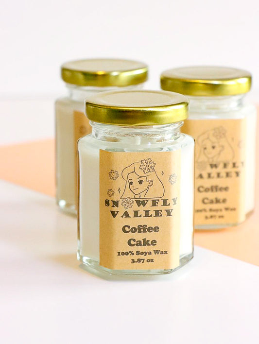 Coffee Cake Soy Candle jar