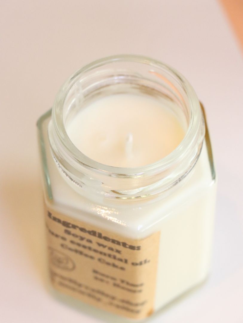 Coffee Cake Soy Candle jar