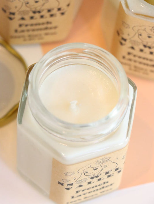 French Lavendar Soy Candle jar
