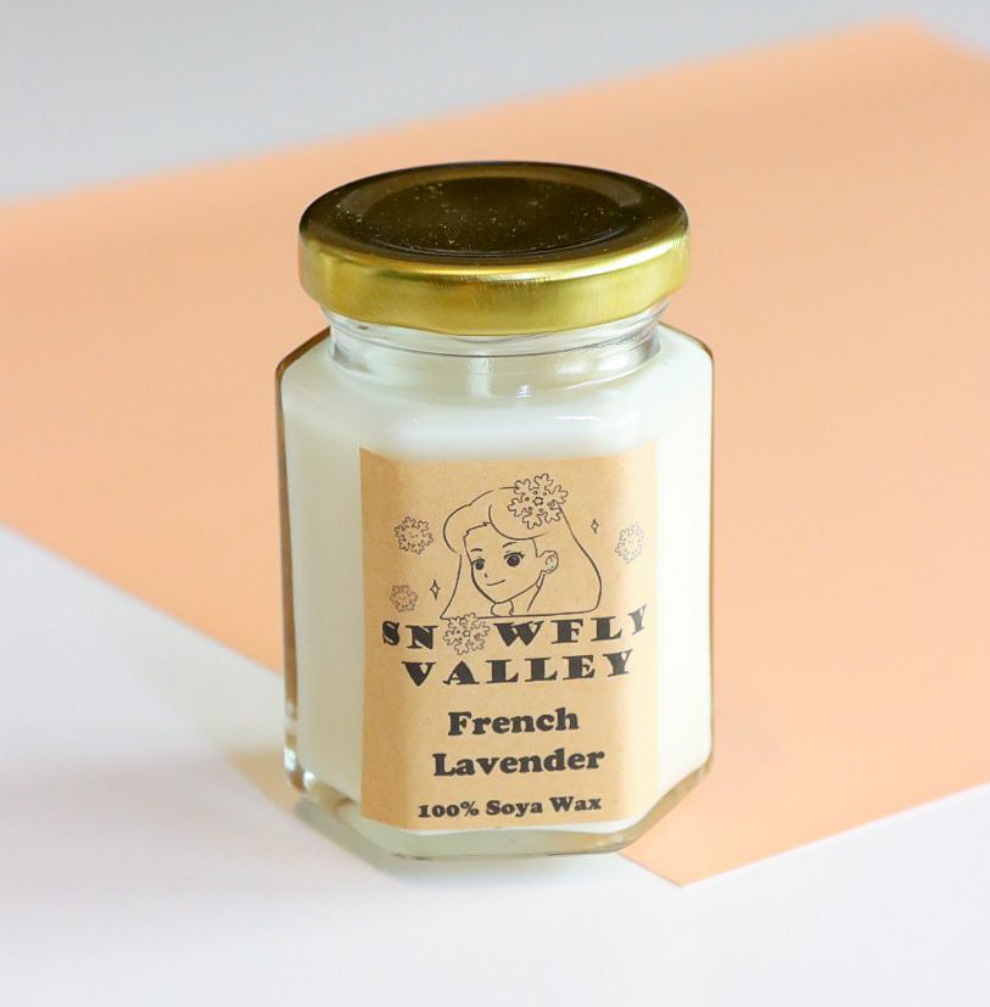 French Lavendar Soy Candle jar
