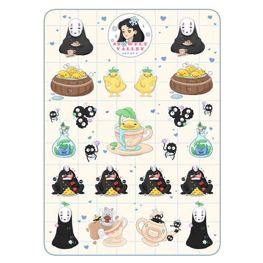 Spirited Away- Matt Vinyl Sticker Sheet image 0