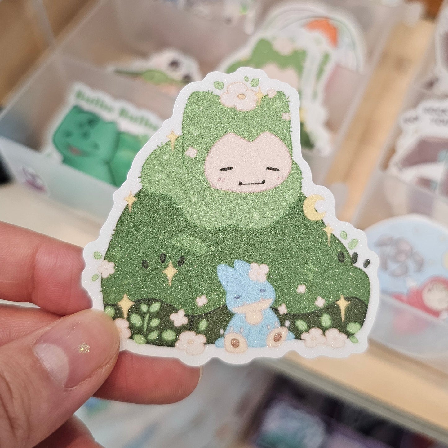 Glitter Frosted Sticker