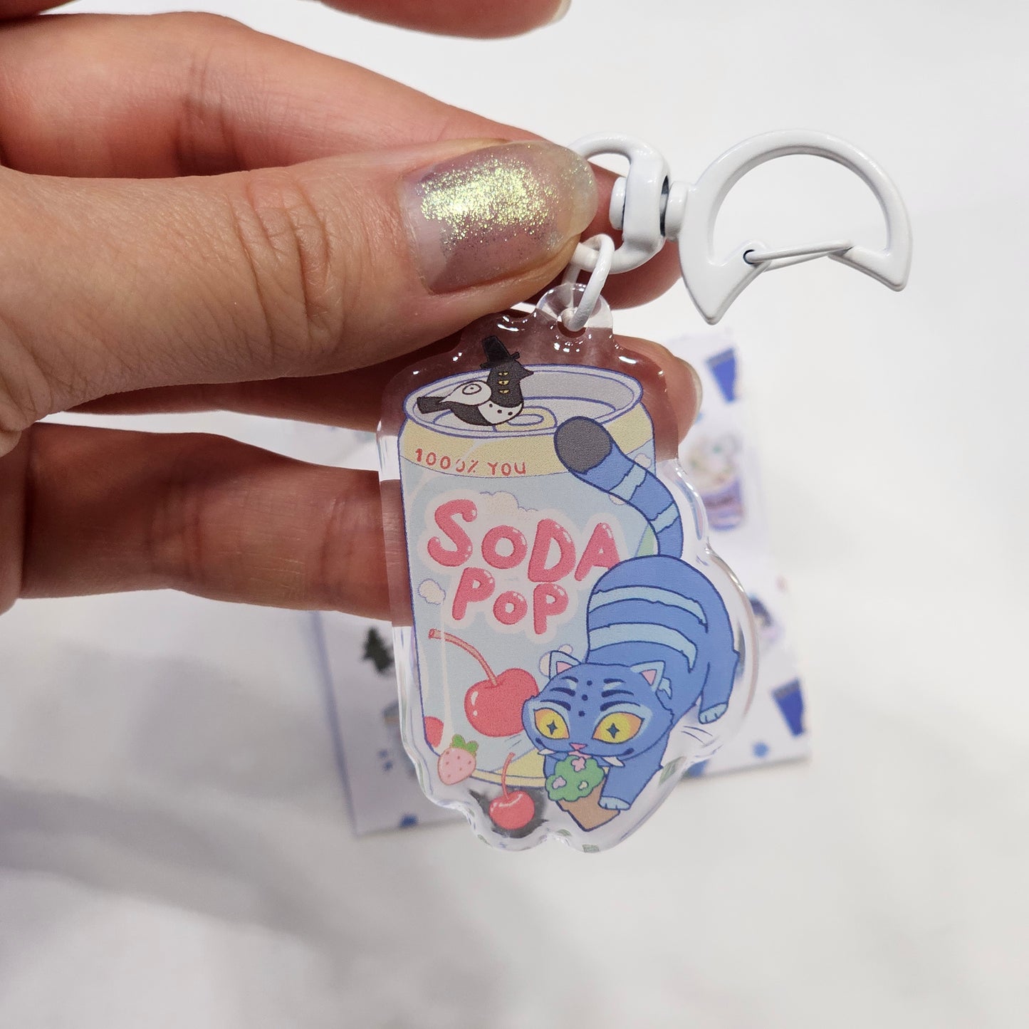 Soda Pop Keychain