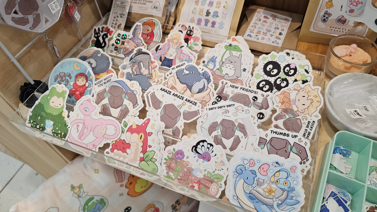 Glitter Frosted Sticker