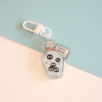 Soot Bottle Keychain