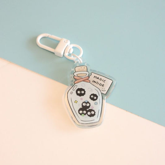Soot Bottle Keychain