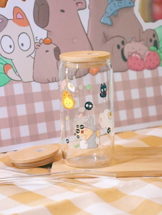 Ghibli Inspired Glass Cup