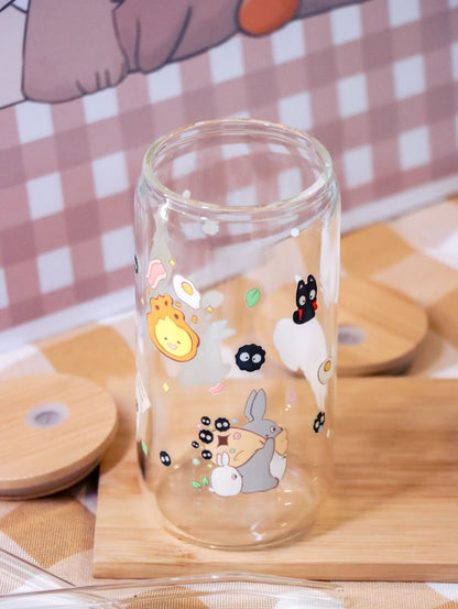 Ghibli Inspired Glass Cup