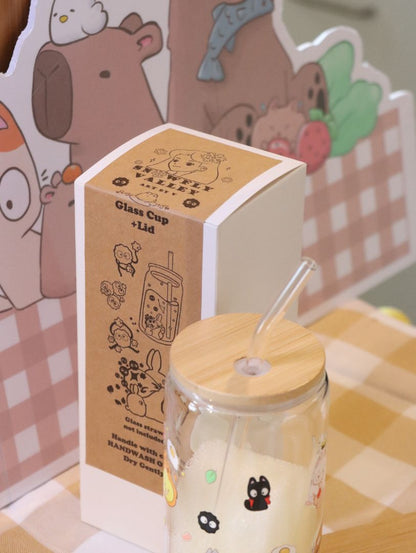 Ghibli Inspired Glass Cup