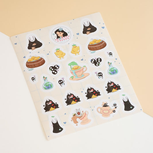 Spirited Away- Matt Vinyl Sticker Sheet