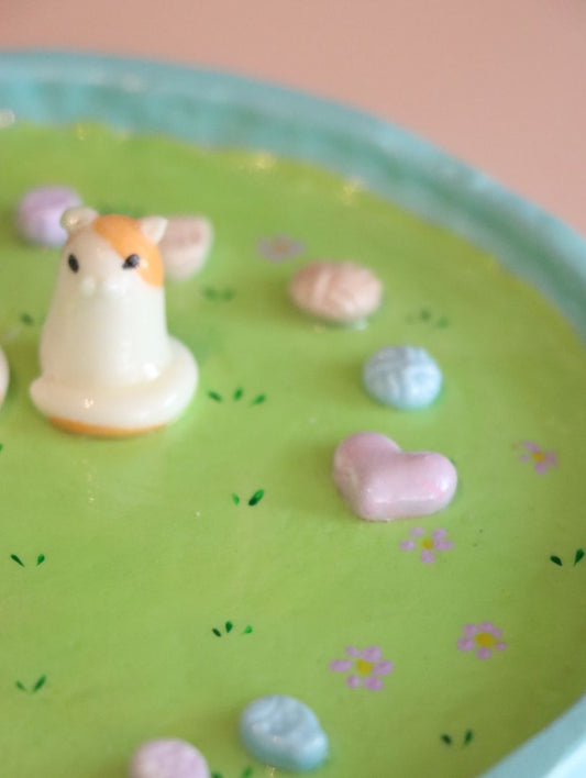 Large Handmade FiFi Cat Trinket Dish