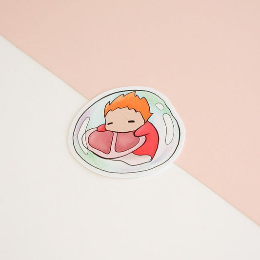 Ponyo Die-Cut sticker