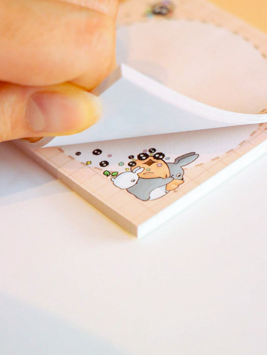 Totoro and Soots Post-it Notes