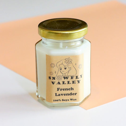 French Lavendar Soy Candle jar
