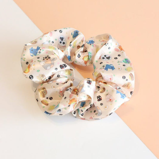 Beige Ghibli Hair Scrunchie