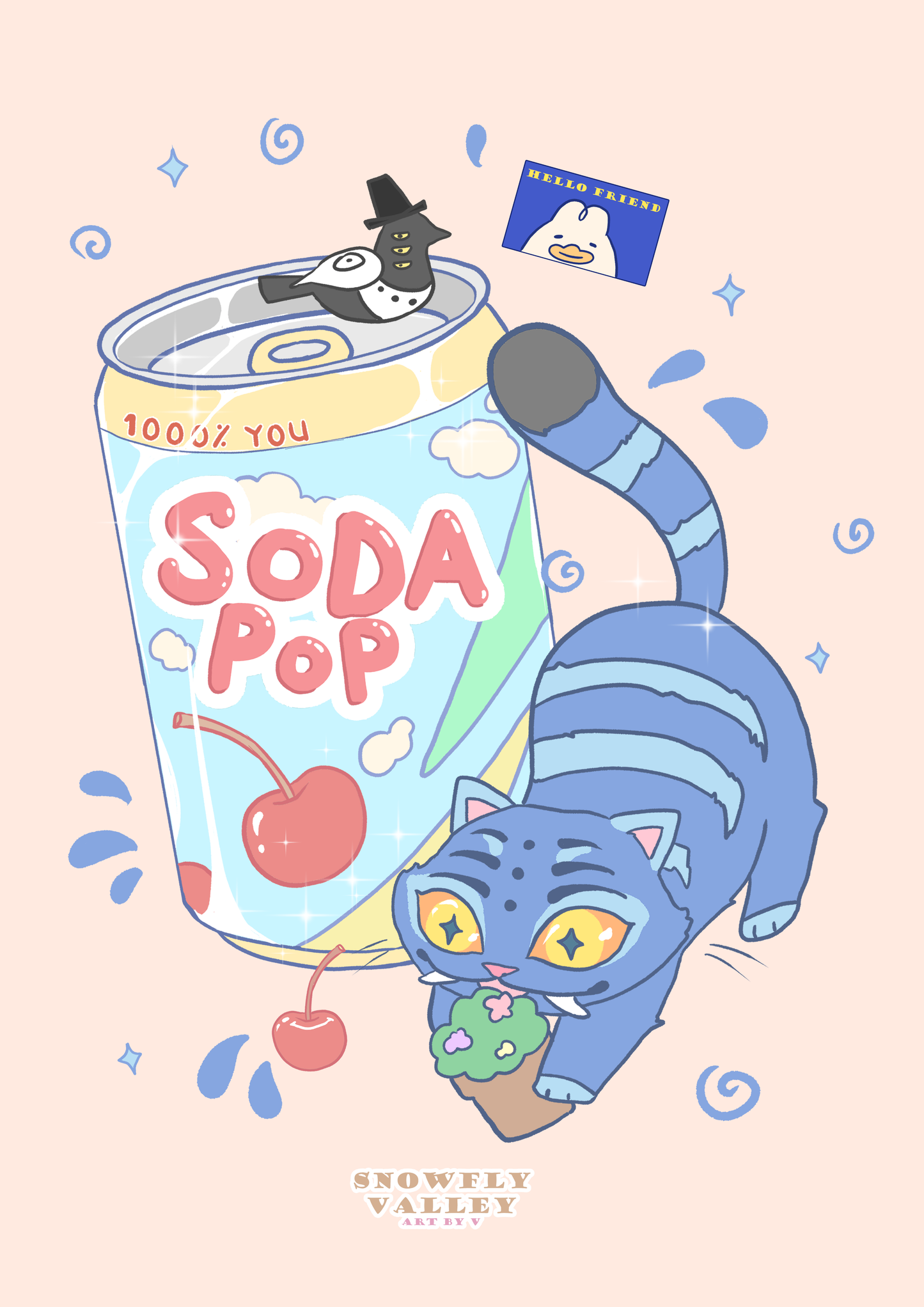 KDH Soda Pop Art Print
