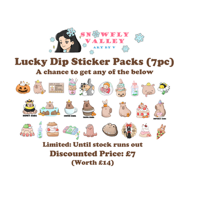 (7pc) Lucky Dip Sticker Pack