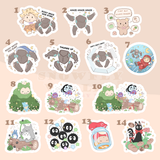 Glitter Frosted Sticker