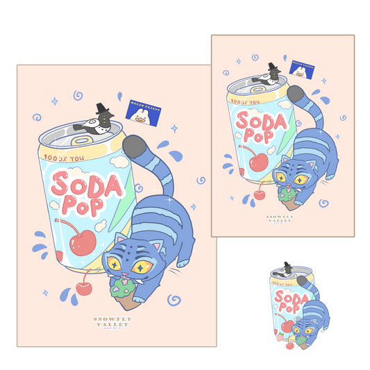 KDH Soda Pop Art Print