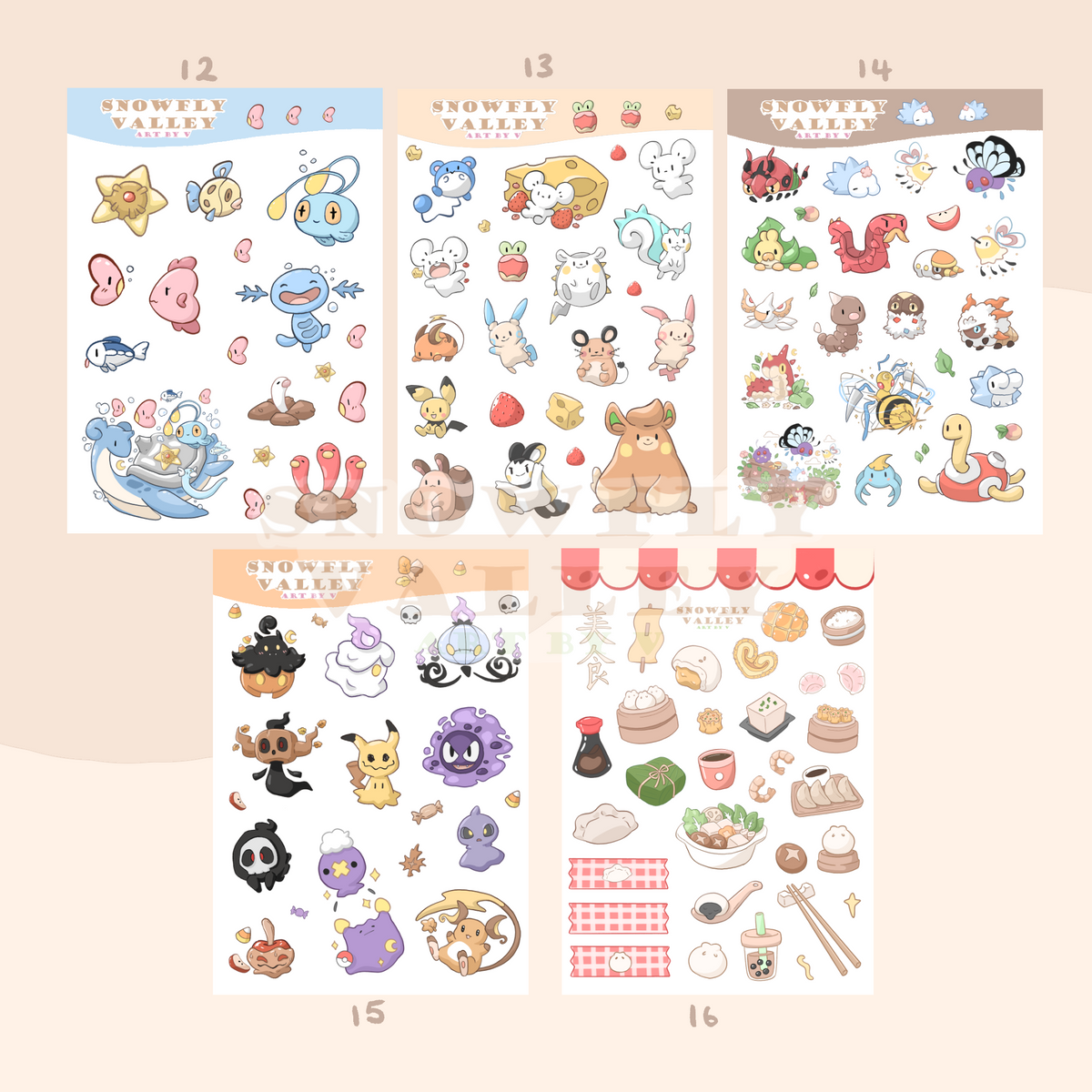 Matt Vinyl Sticker Sheets