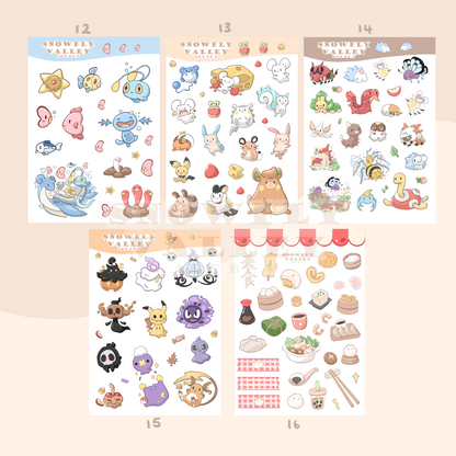 Matt Vinyl Sticker Sheets
