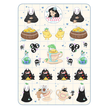 Spirited Away- Matt Vinyl Sticker Sheet image 0