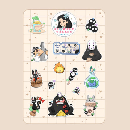 Ghibli Sticker Sheet image 0