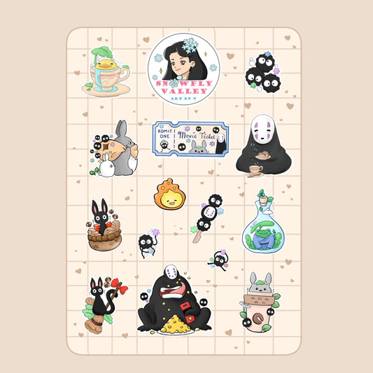 Ghibli Sticker Sheet image 0