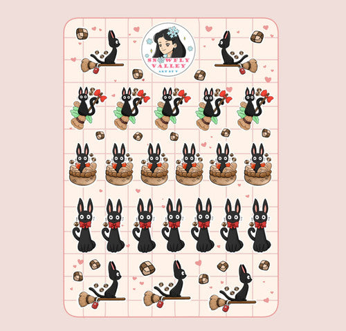 Gigi the Cat- Matt Vinyl Sticker Sheet