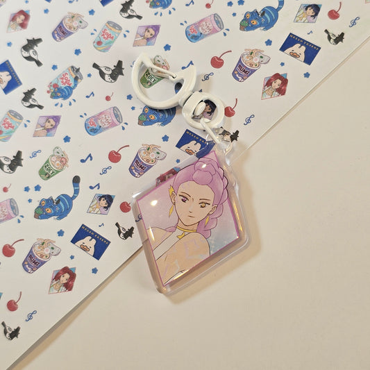 Rumi Diamond Keychain