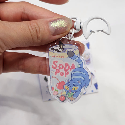 Soda Pop Keychain