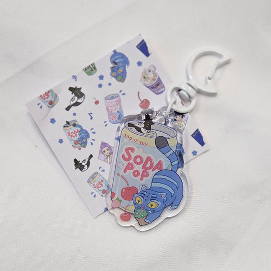 Soda Pop Keychain