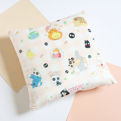 Peach Velvet Throw Pillows